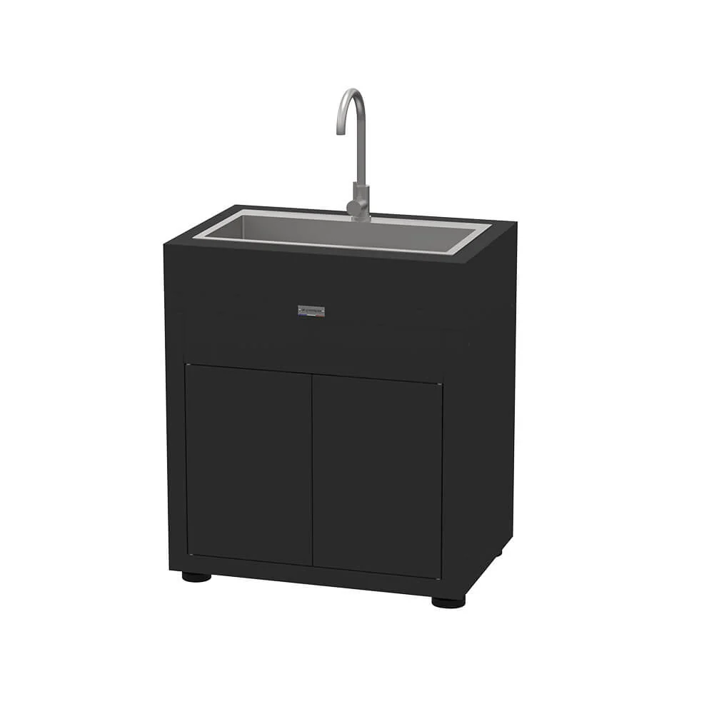 Freidora Portátil para Meuble de cuisine extérieure Evier Noir - LE MARQUIER