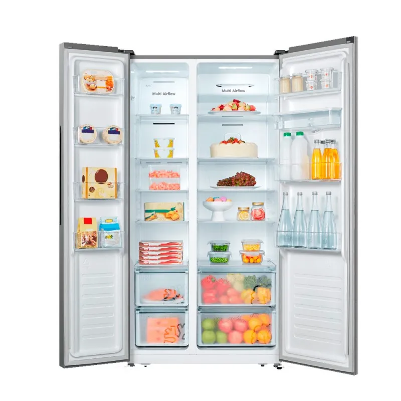 Frigorífico americano hisense rs677n4wcd inox Incluye Termómetro