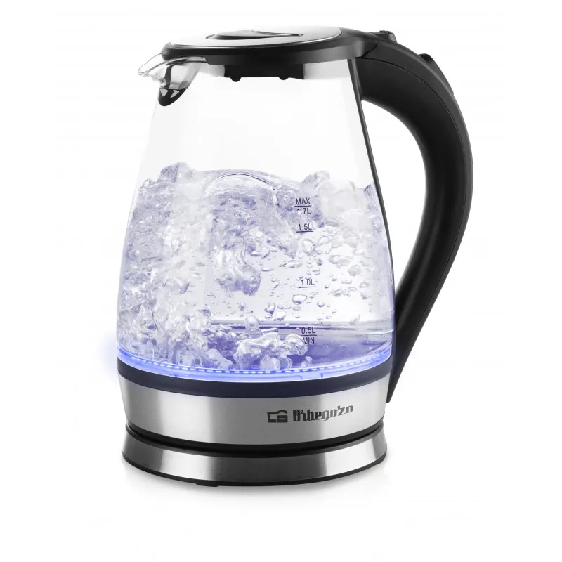 Hervidor orbegozo kt6035 vidrio con Termostato Ajustable