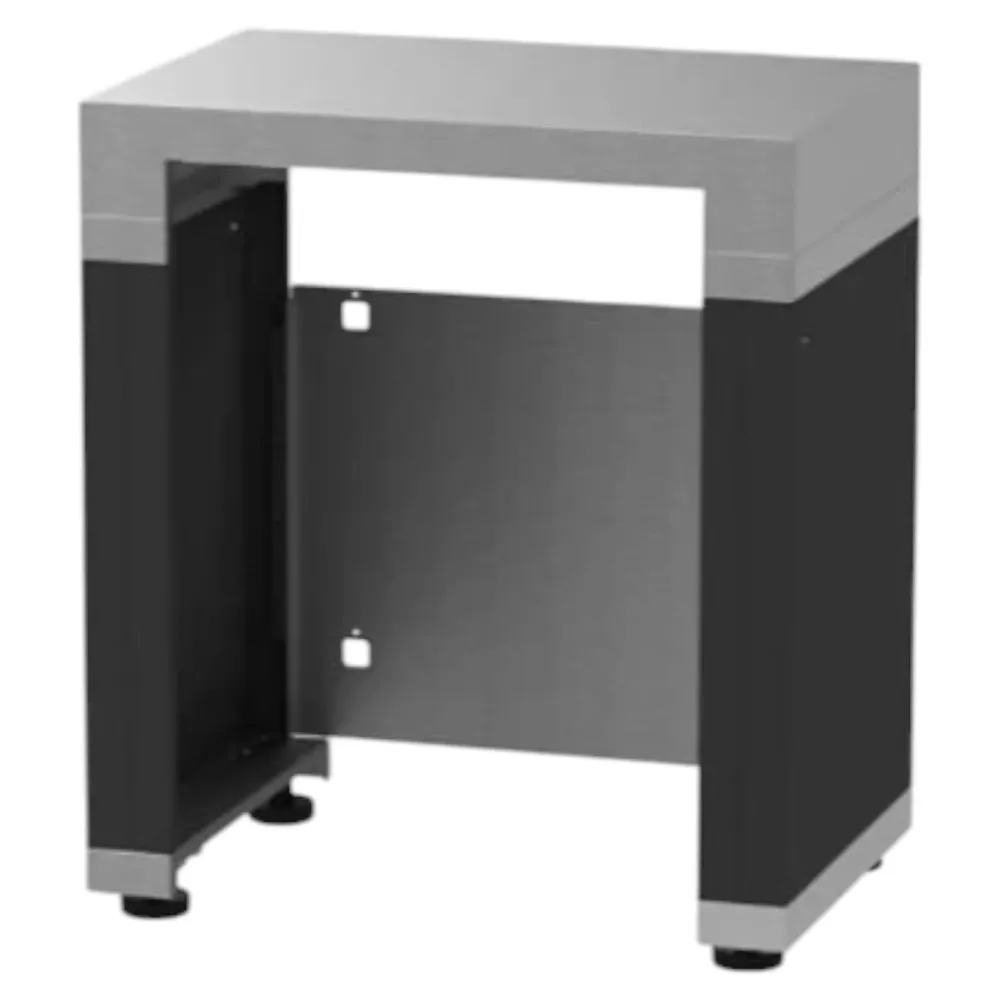 Le Marquier - Meuble pour frigo extérieur Duo inox/noir Capacidad de 4 Litros