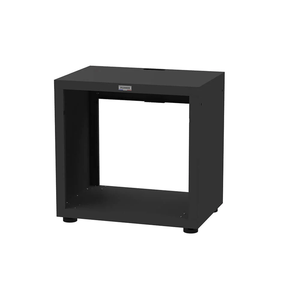 Meuble cuisine extérieure cuisson ouvert Noir - LE MARQUIER Fácil de Limpiar
