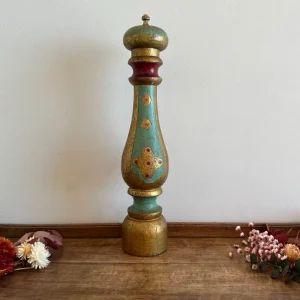Moulin à poivre en bois motifs florentins Fácil de Limpiar