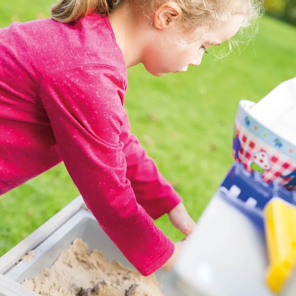 Mud Kitchen 'Outdoor+', Gray Stained Separado Cover, Weatherproof Wood