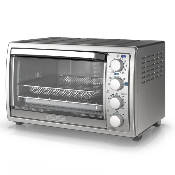 Tosta Horno Ébano & Decker TO4315SS | Freidora de Aire | 1500W