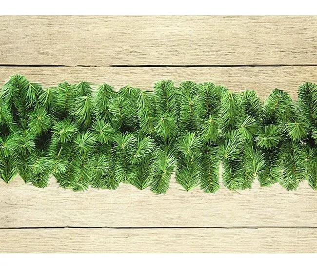 Adorno navideño, Ornamento de Navidad 275x28x28 cm, Verde Personalizable con Iniciales