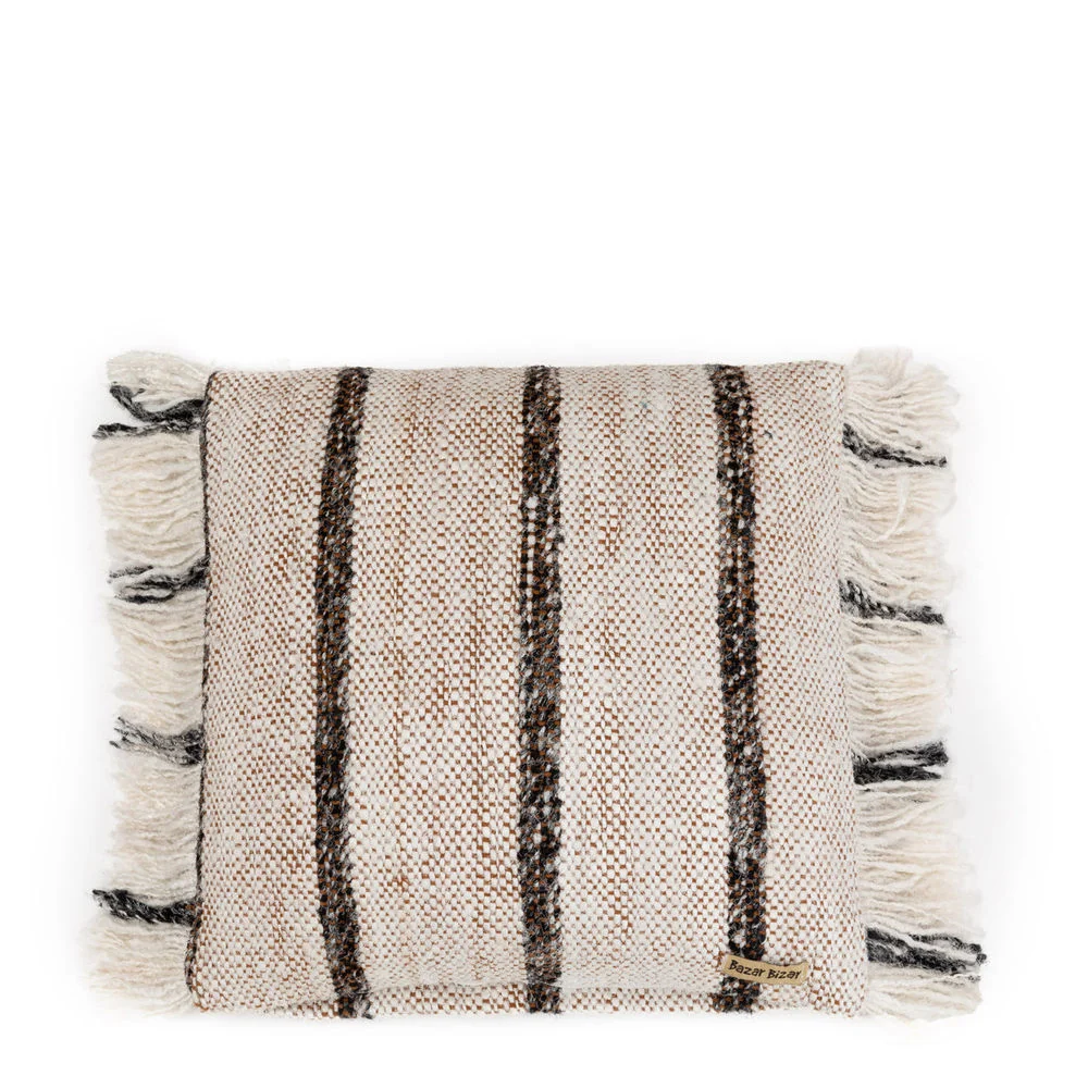 Cubierta Ajustable Funda de Cojín Bazar Bizarre Oh My Gee-White-40x40 de Bohemia