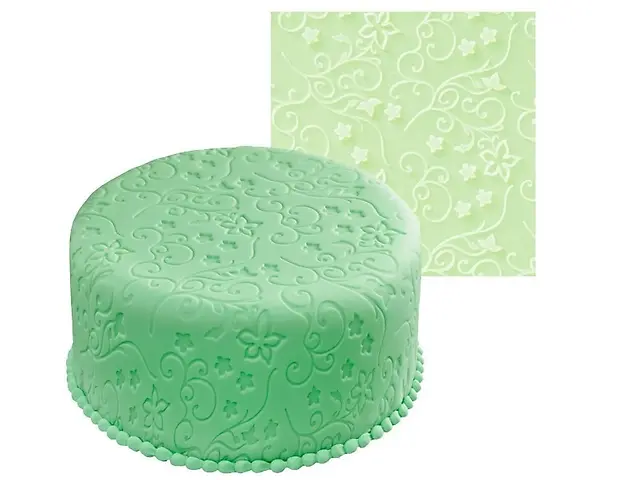 Cubierta Ajustable Wilton graceful vines tapete para fondant