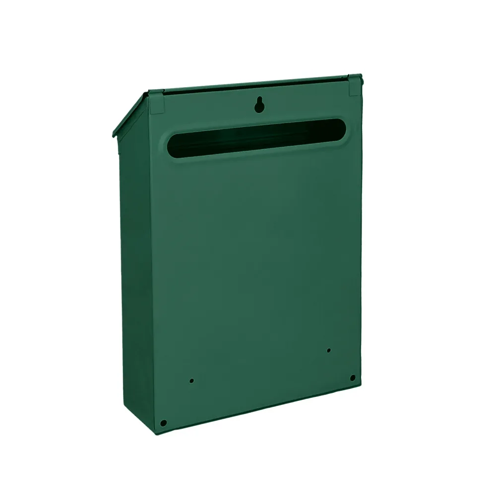 Cubierta con Ventana Buzón Maurer Exterior 21x30x6,8 cm. Verde