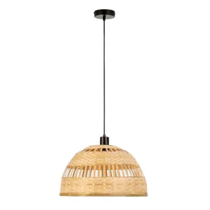 Diseño Elegante Lámpara de techo Suyen de Bambú, diametro 39,5 cm