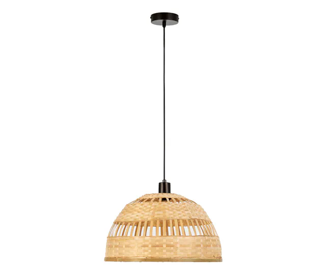 Diseño Elegante Lámpara de techo Suyen de Bambú, diametro 39,5 cm