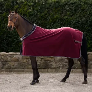 Show-Line Fleece Rug, 400 g Granate 130