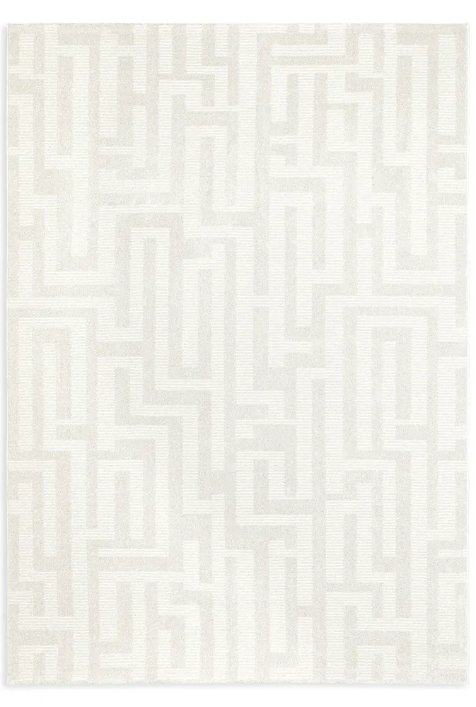 Tapete Trentino 41074 6161 Cream con Ventana Transparente Blanco