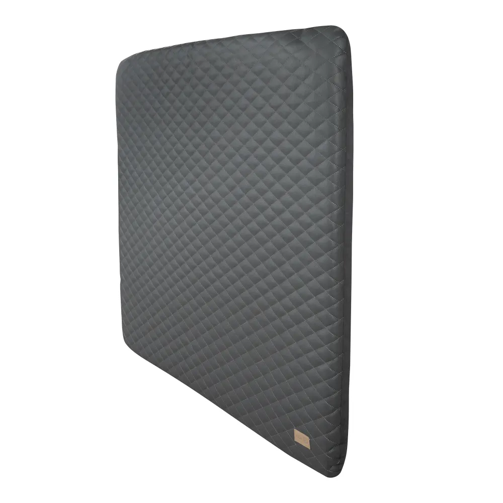 Matelas à langer 'Luxe' 85 x 75 - Cuir PU essuyable - Design 'Graphite matelassé' | Envío Rápido