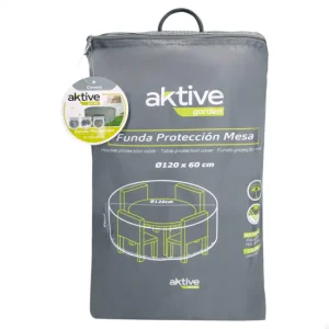 Funda impermeable protectora para mesa redonda Aktive Garden en Poliéster 300D