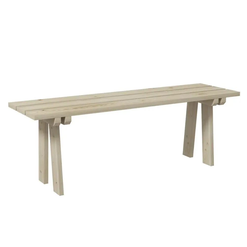 Banco de jardín Matine Outsunny 2 plazas 220kg genuino 45x130x38 cm | Impermeable | Transpirable