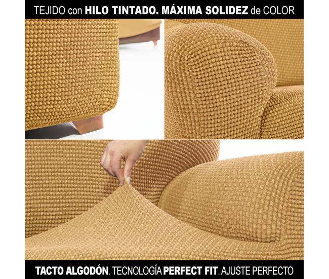 Cubierta para Muebles Funda para Silla Sofaskins NIAGARA 2 Unidades - Amarillo