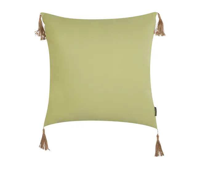 Funda con Cuerda Conjunto de 2 cojines verdes 45 x 45 cm CHMISTAR