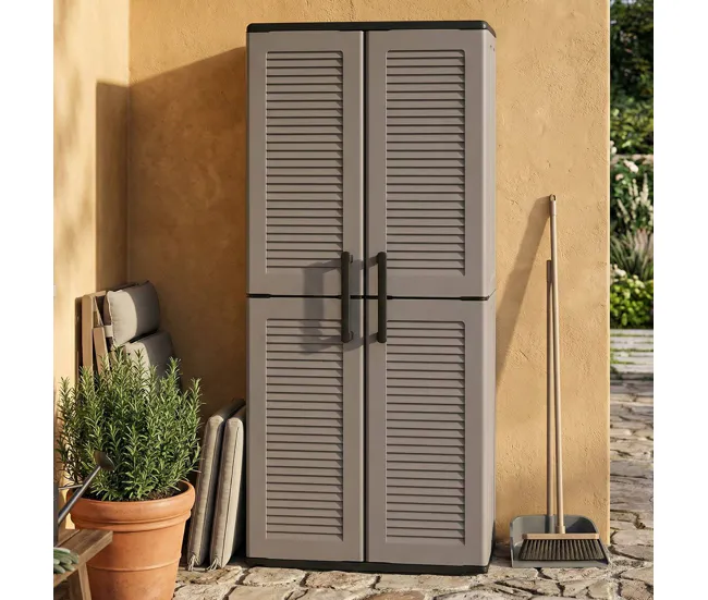 Funda Protectora Armario exterior Dargentes, Mueble portaescobas multiusos, mueble exterior 2 puertas, 100% Made Italy, Ac...
