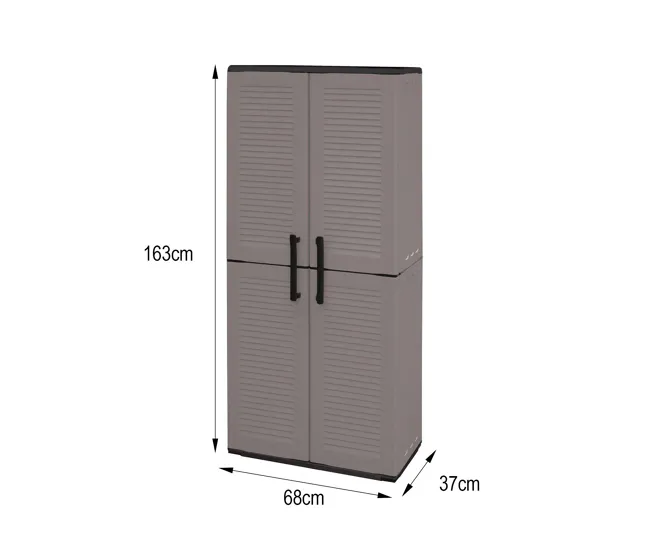 Funda Protectora Armario exterior Dargentes, Mueble portaescobas multiusos, mueble exterior 2 puertas, 100% Made Italy, Ac...
