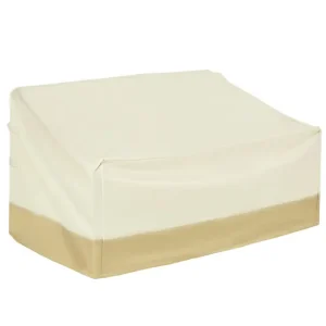 Outsunny Funda Protectora para Banco 2-3 Plaza Cubierta de Muebles Impermeable Exterior Jardín Protección contra Lluvia y...