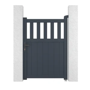 Gancho de Pared Pack puerta aluminio santis 1m .140cm gris + 2 postes .166cm 15x15