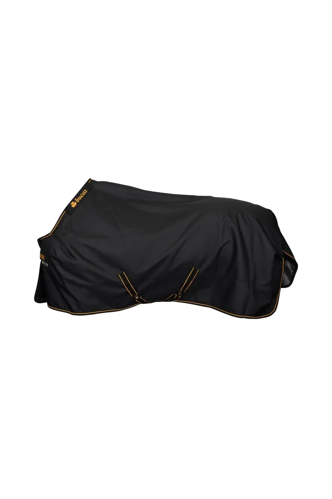 Gancho Pastoril Irish Pony manta de exterior, 50g Black/Gold 105