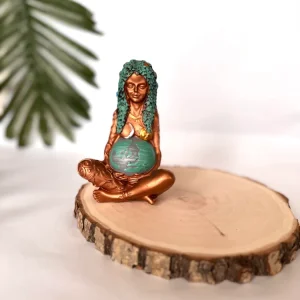 MADRE TIERRA GAIA 11 X 8 cm de Hierro Fundido