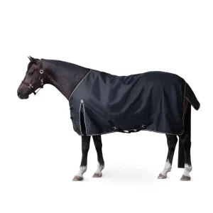Manta de Exterior para Poni Glasgow, 300g Blueberry 115 con Base Estabilizadora