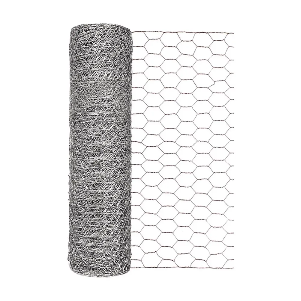 Cerca de acero galvanizado Garden Craft de 18 pulg. de alto x 50 pies de largo, 1 pulg. x 1 pulg.