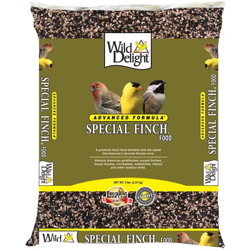Alimento especial para pájaros silvestres Wild Delight para pinzones, 5 lb