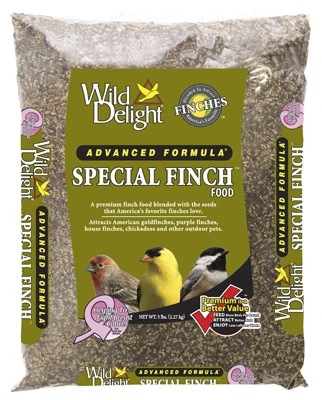 Alimento especial para pájaros silvestres Wild Delight para pinzones, 5 lb