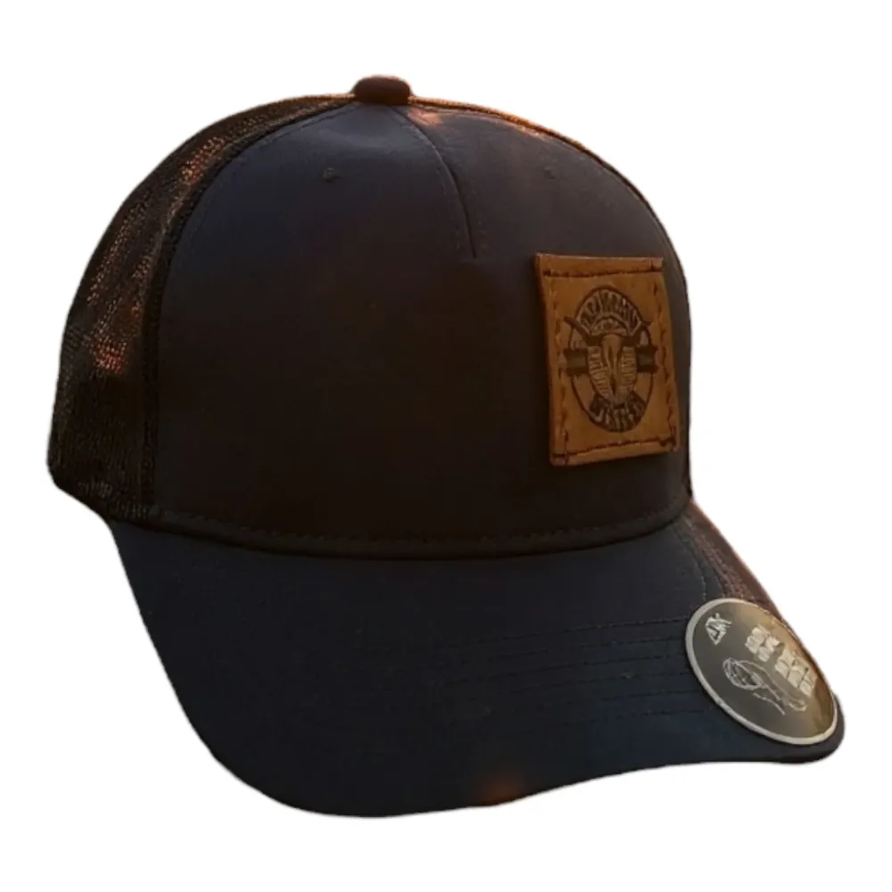 Inspiration Western - Casquette Inspiration Western Noire avec filet noir à l'arrière, coupe Pony tail