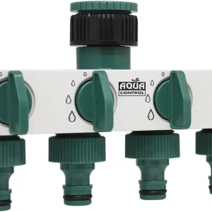 AQUA CONTROL C2027 Adaptador Grifo, Verde Blanco Compatible con Sistemas de Zonas