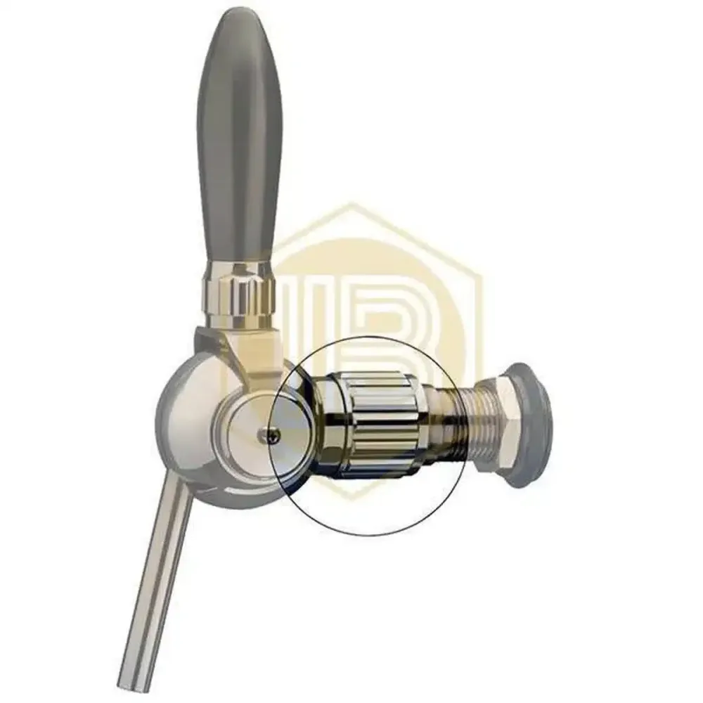 Grifo de cerveza Cosmo cromado con compensador L35 con 10 Aspersores Incluidos