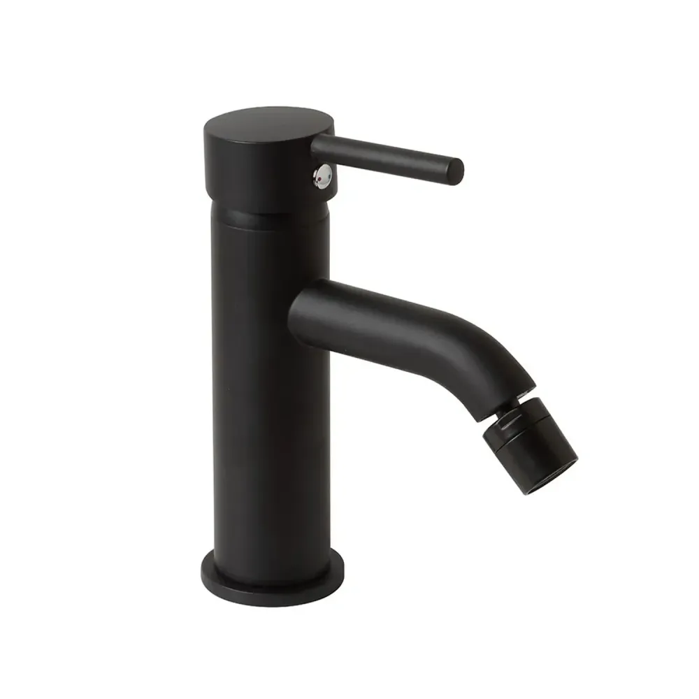 Profesional Certificado Grifo mezclador para bidé RubiFlux serie Diamante Negro - Negro Opaco