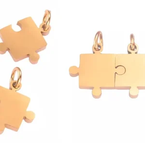 Rompecabezas, Stainless Steel, Charm