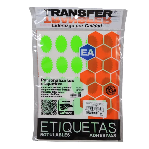ETIQUETA PARA OFERTAS VERDE 175 PZ TRANSFER