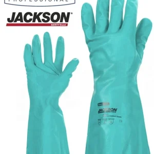 GUANTE DE NITRILO VERDE G80 AMPLIO JACKSON SAFETY TALLA 9