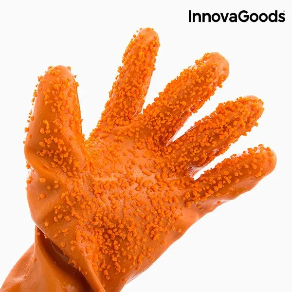 Premium para Parrilla Guantes Limpiadores Peladores de Verduras y Frutas InnovaGoods