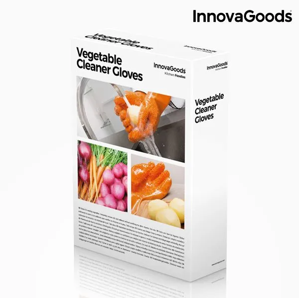 Premium para Parrilla Guantes Limpiadores Peladores de Verduras y Frutas InnovaGoods