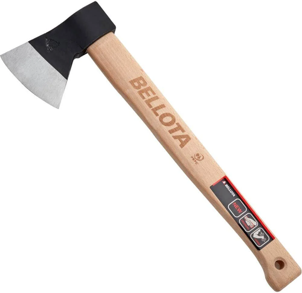 Cultivador de Mano de 3 Dientes Hacha vizcaina con mango de Madera Bellota 81301200N