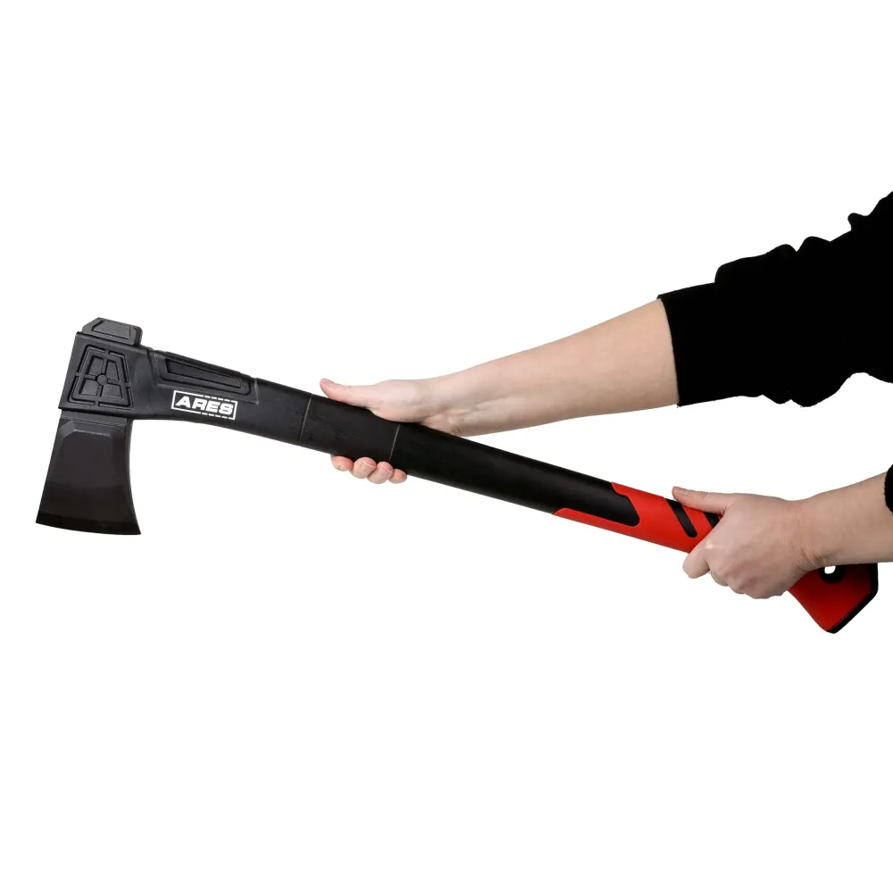 Rastrillo de Mano para Hojas ARES 45008 – Hacha de hender de 28 pulgadas