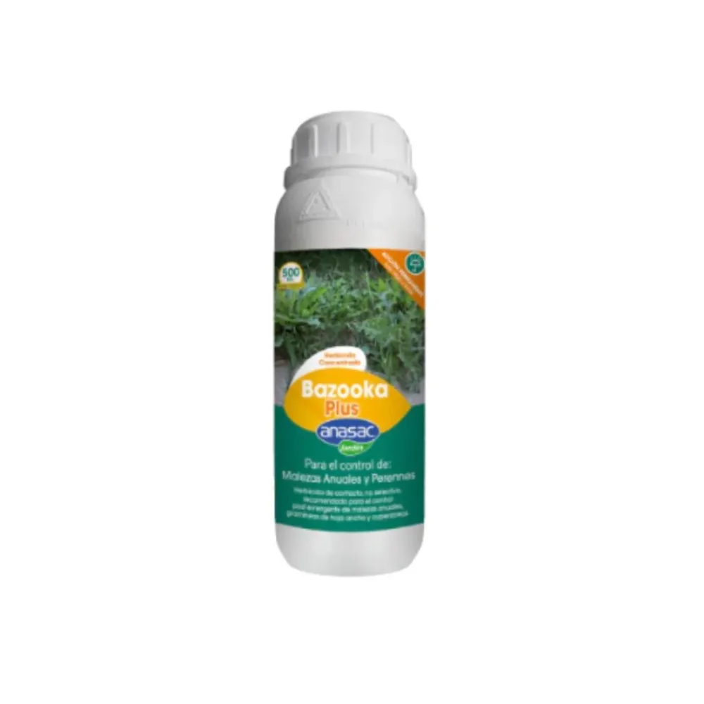 HERBICIDA BAZOOKA PLUS ANASAC 500 CC Fácil de Aplicar