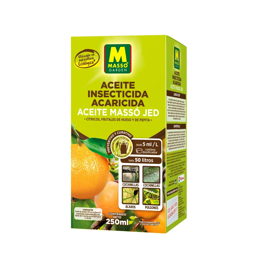 Insecticida acaricida aceite Ecológico Massó con Aplicador Incluido - Listo para Usar
