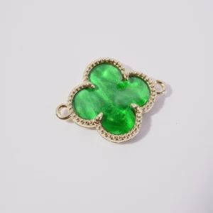 HERRAJE VAN CLEEF VERDE VOLUMINOSO con Base Incluida y Garantí