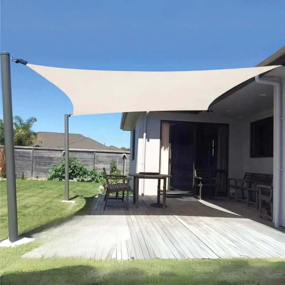 Toldo vela cuadrado 3,6x3,6 cm | Impermeable | Ventilada