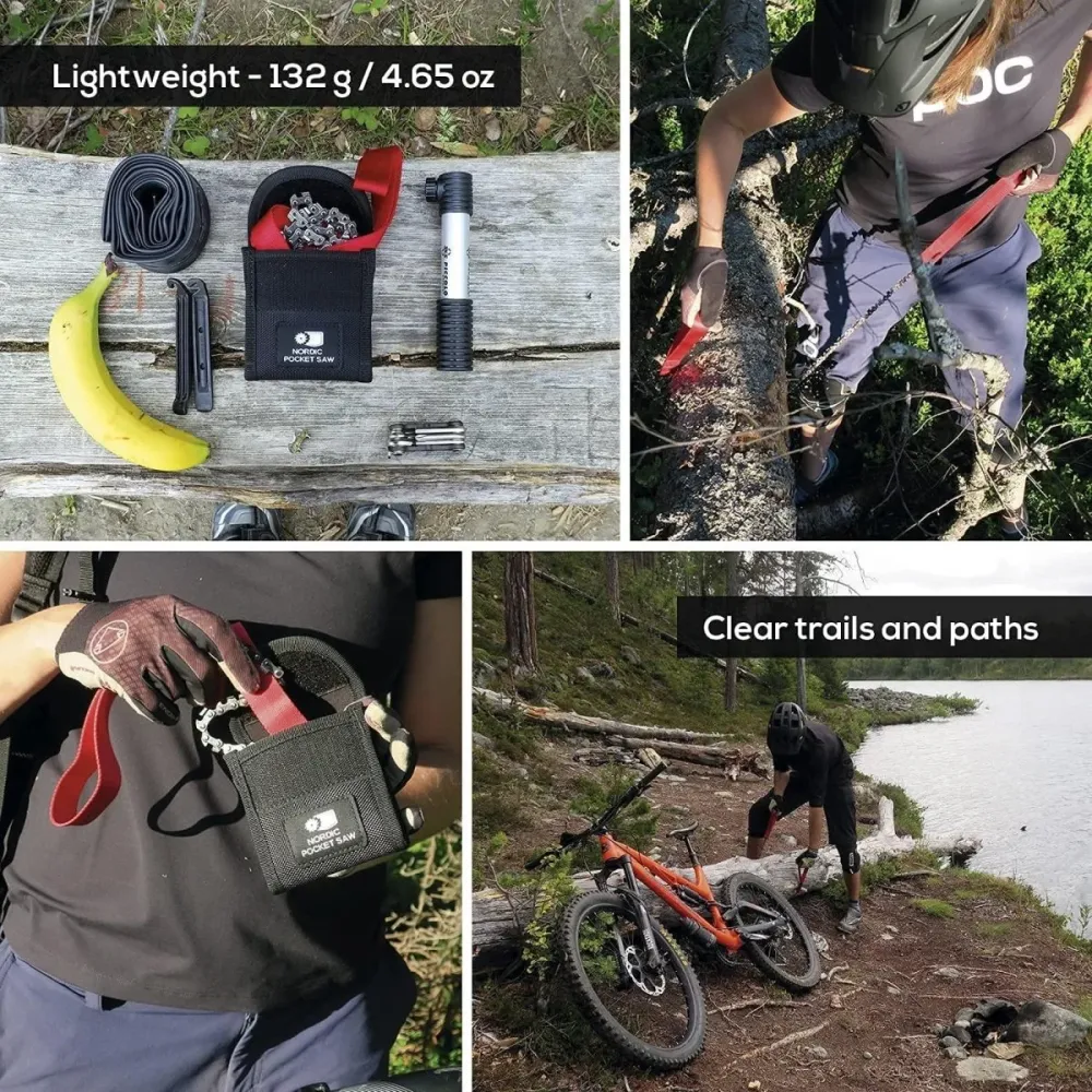 Nordic Pocket Saw Manijas verdes de calidad de motosierra tradicional de emergencia de emergencia al aire libre