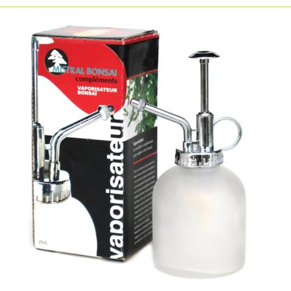 Profesional de Jardinerí Vaporizador de cristal para bonsáis y tillandsias