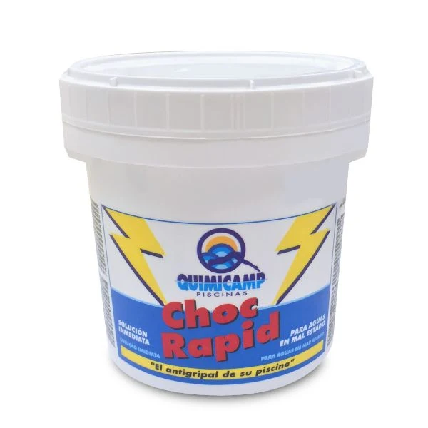 Cloro expedito Choc Rapid 500gr Quimicamp Formula No Espumosa