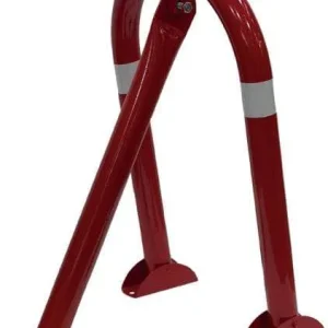 Cepo parking 31x57cm JG rojo - Seguridad y control con Garantí de por Vida